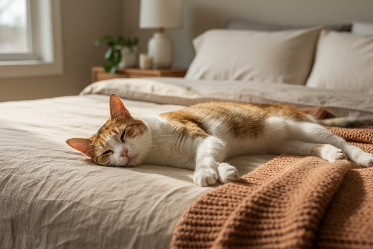 Os Sinais de que o Seu Gato Está a Entrar na Fase Sénior e Como Adaptar os Cuidados