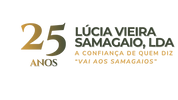 logotipo para celebrar os 25 anos da Lúcia Vieira Samagaio, Lda